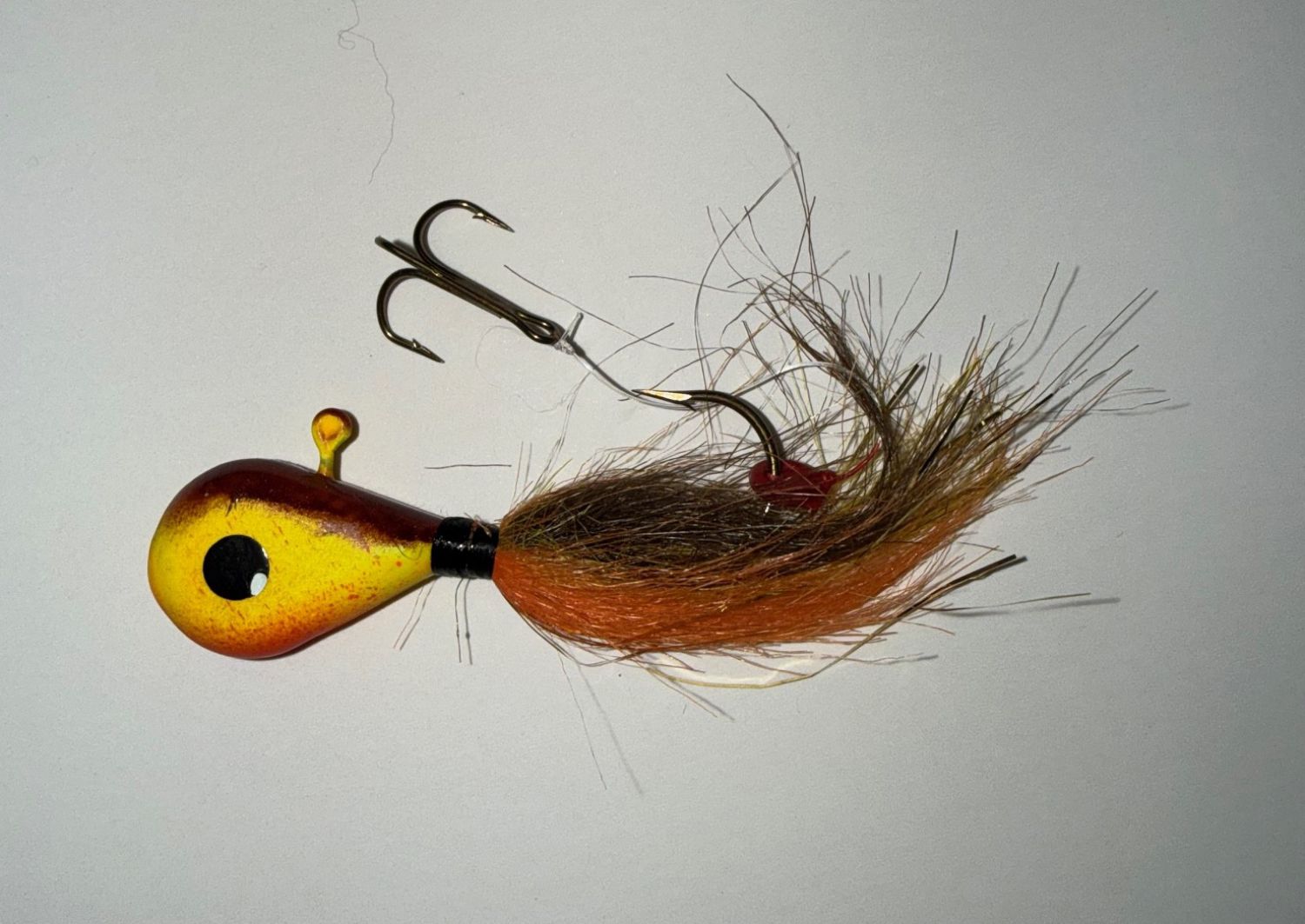 Yellow/Brown and Orange head, Yellow/Brown and Orange Tail w/gold flash - 298